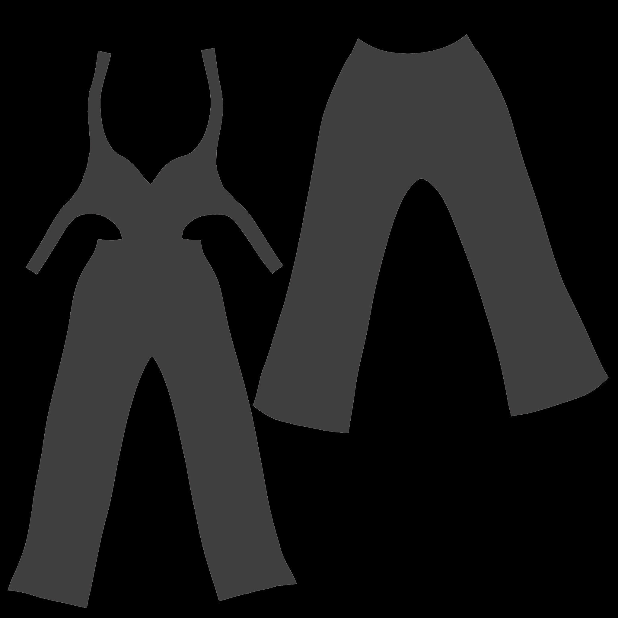 Cross Back Jumpsuit Low-poly 3D model_13