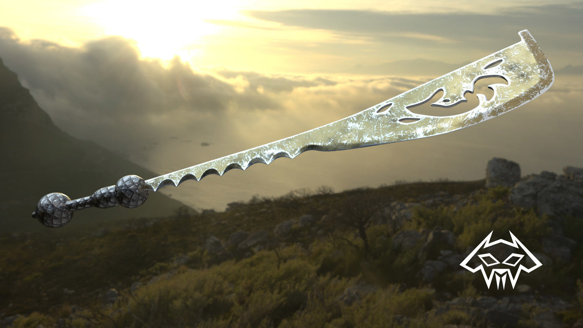 Weapon Series - African Sword Bundle 2 - Decorative Swords 3D model_6