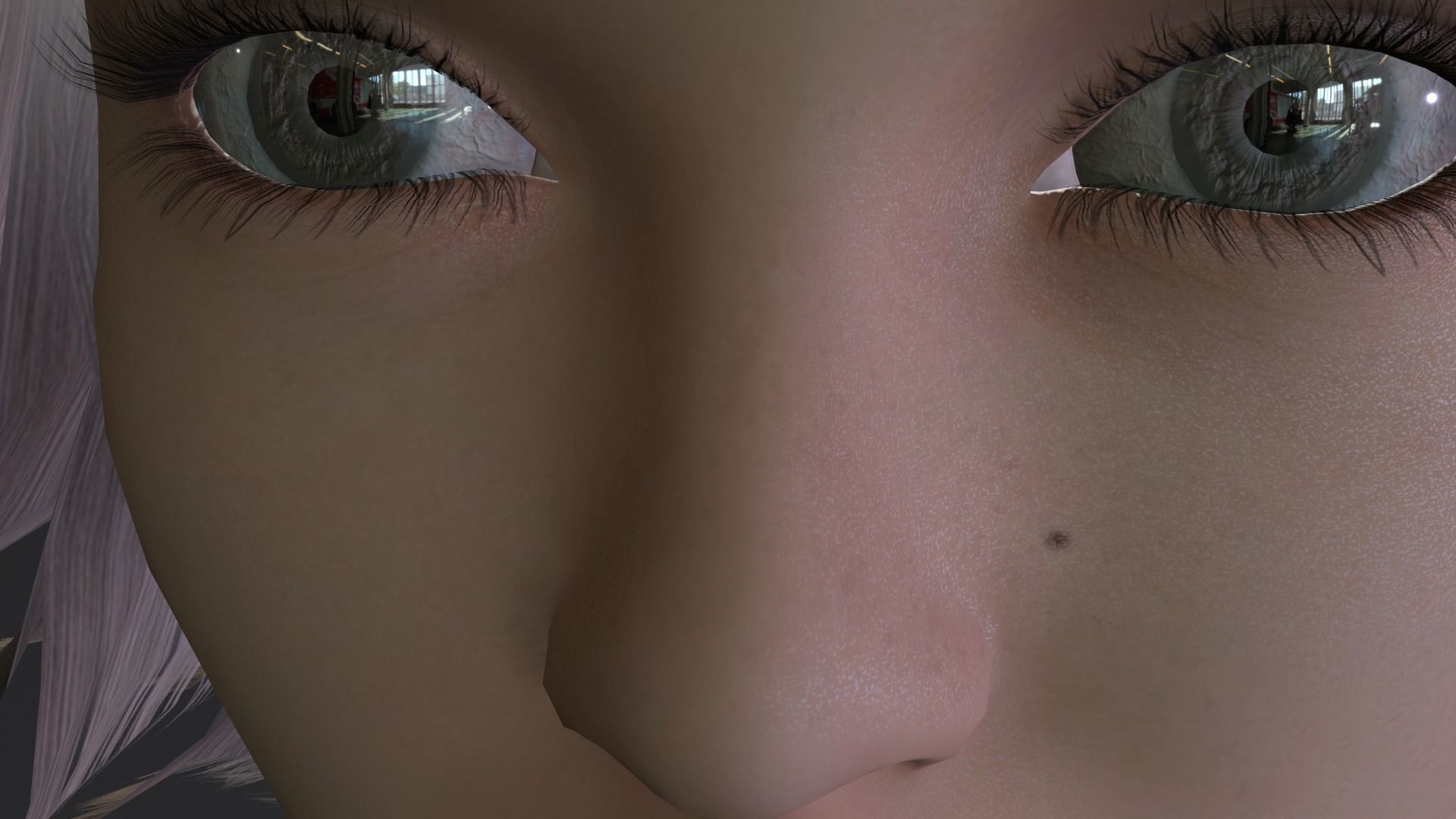 Female low poly model named Jenni Low-poly 3D model_19