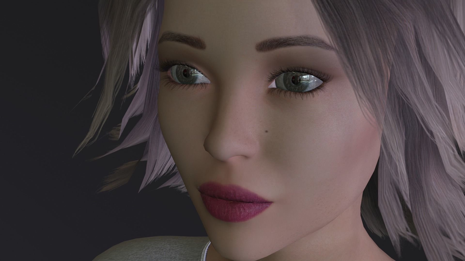 Female low poly model named Jenni Low-poly 3D model_6