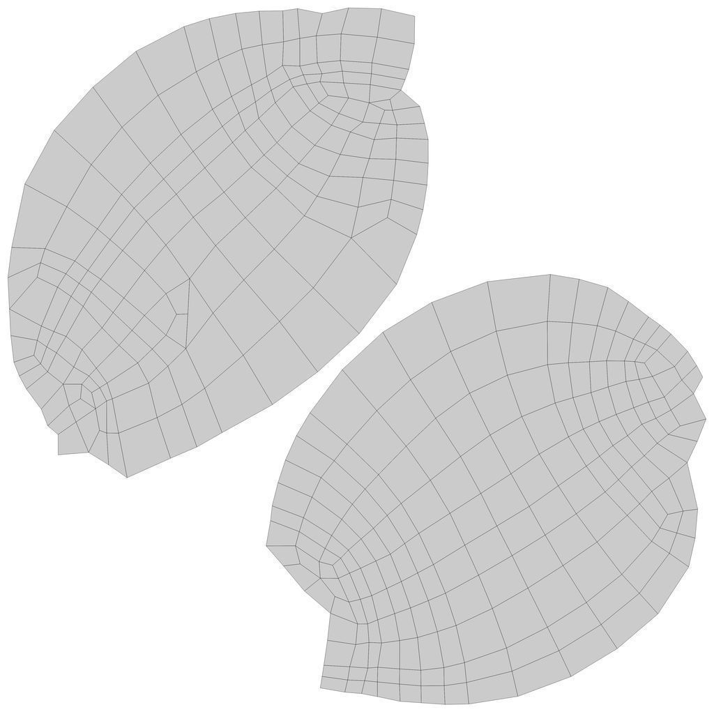 Prickly pear 01 Low-poly 3D model_13