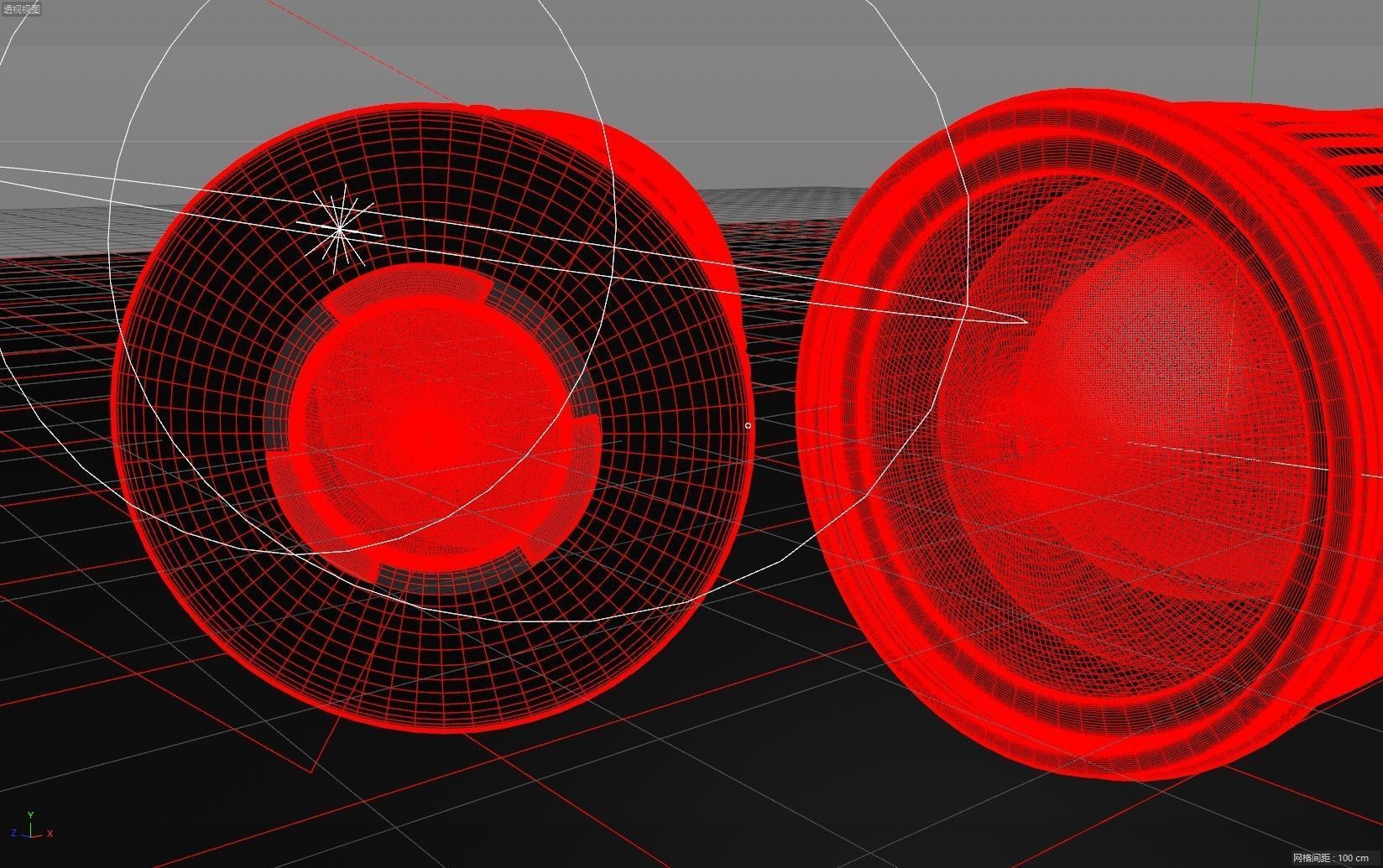 Canon 24-70 SLR camera lens 3D model_4