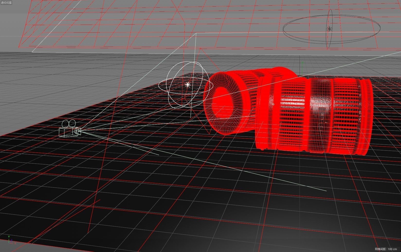 Canon 24-70 SLR camera lens 3D model_2