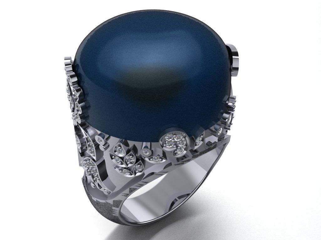 Patterns ring  500 3D print model_3