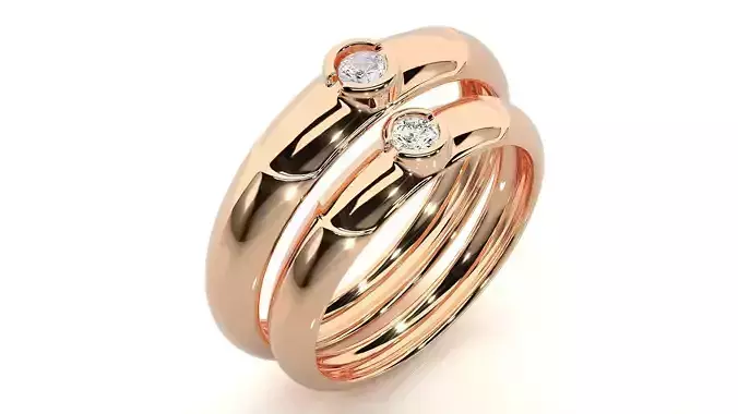 Band ring - 788ND-NI16 17