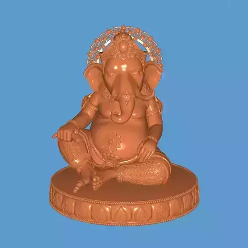 Ganesha statue 3D print model