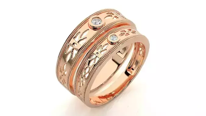 Band ring - 783ND-NI16 17