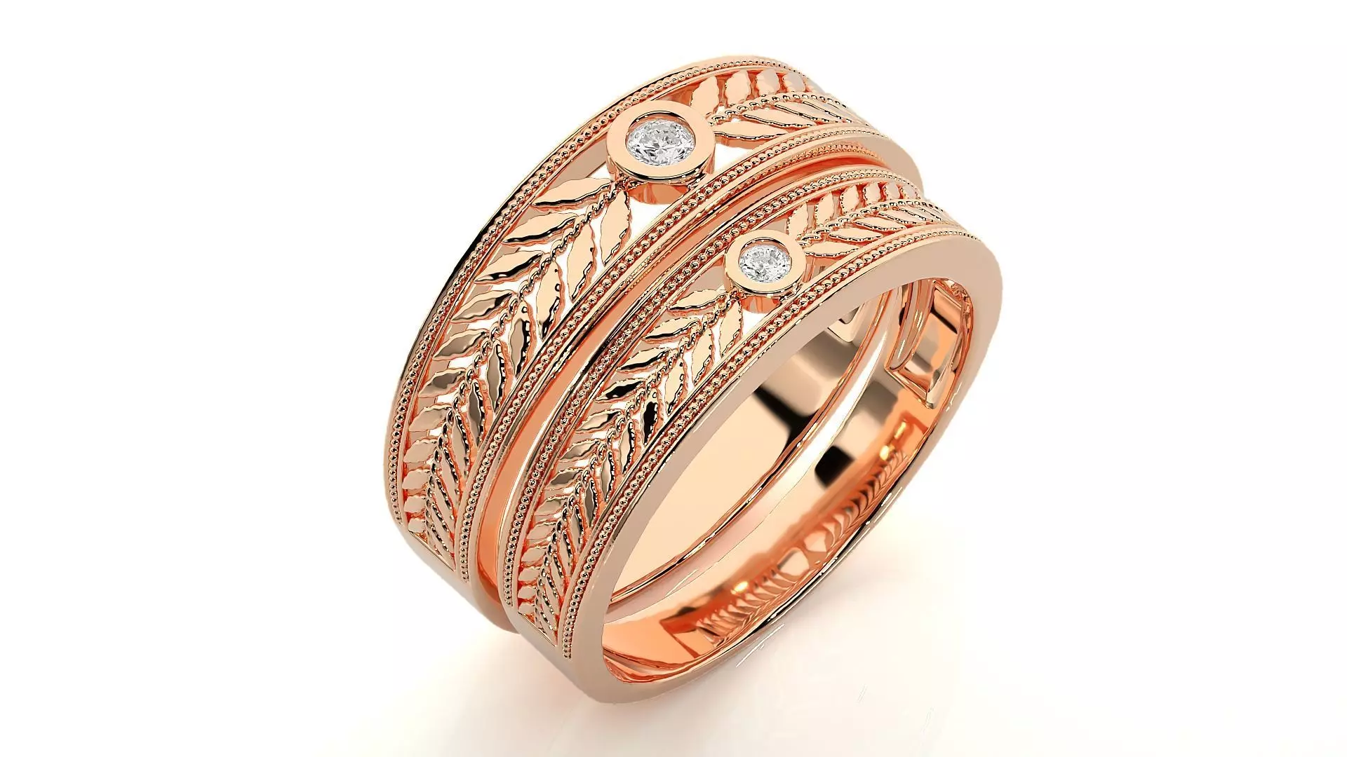Band ring - 782ND-NI16 17 3D print model