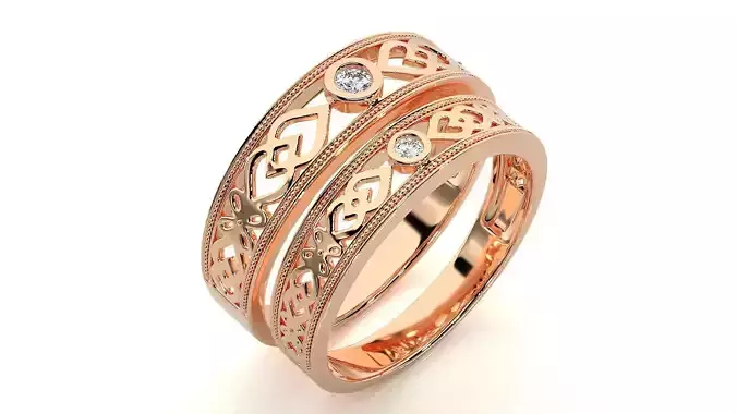 Band ring - 781ND-NI16 17