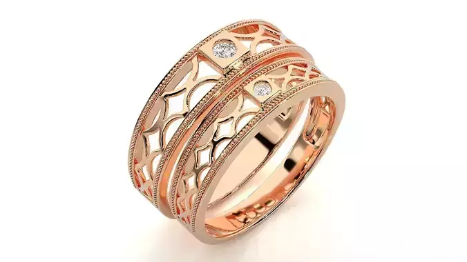 Band ring - 779ND-NI16 17