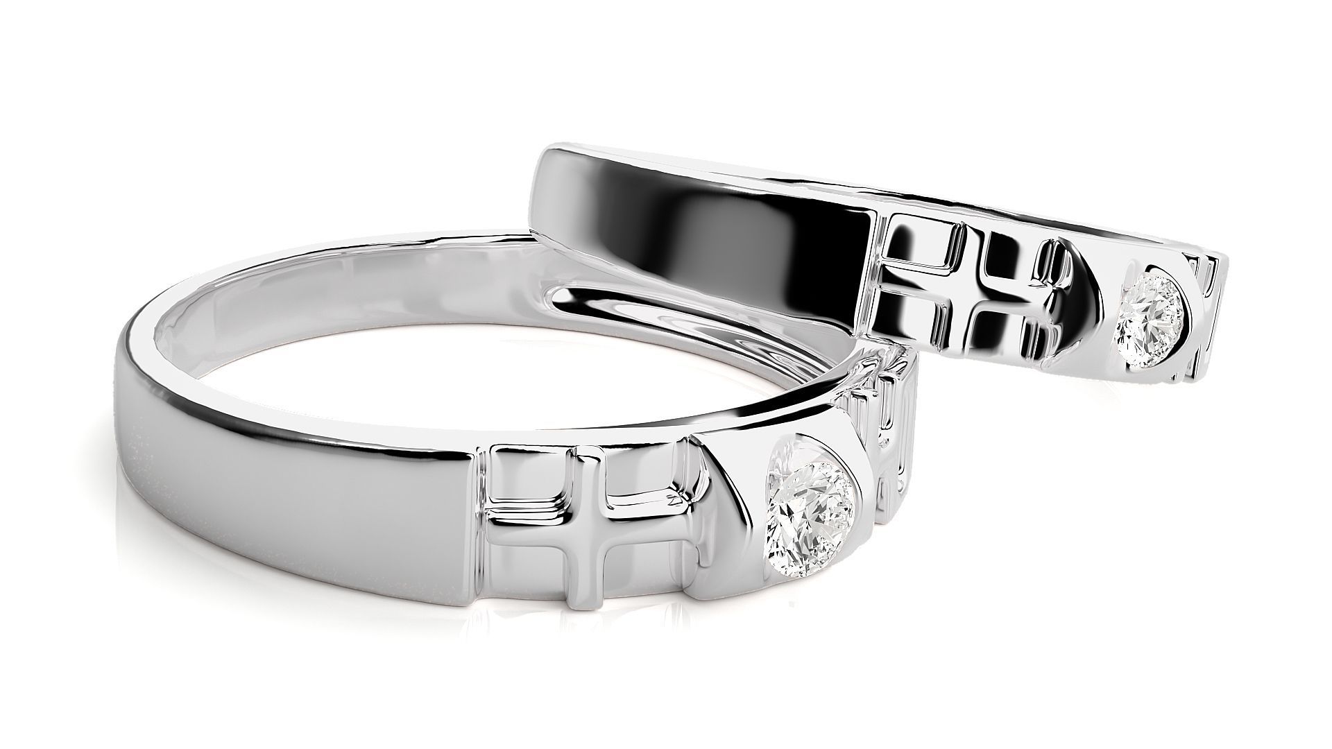 Band ring - 772ND-NI16 17 3D print model_5