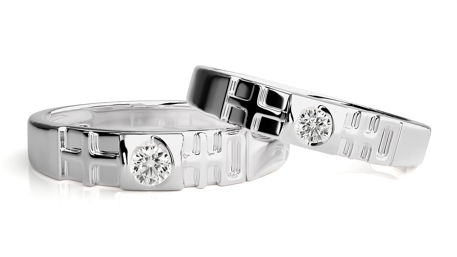 Band ring - 772ND-NI16 17 3D print model_4