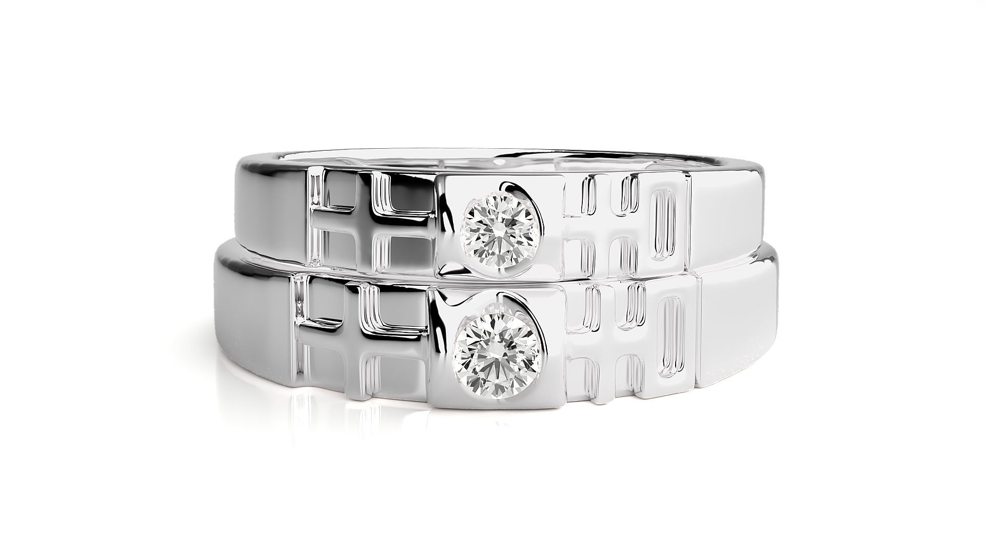 Band ring - 772ND-NI16 17 3D print model_6