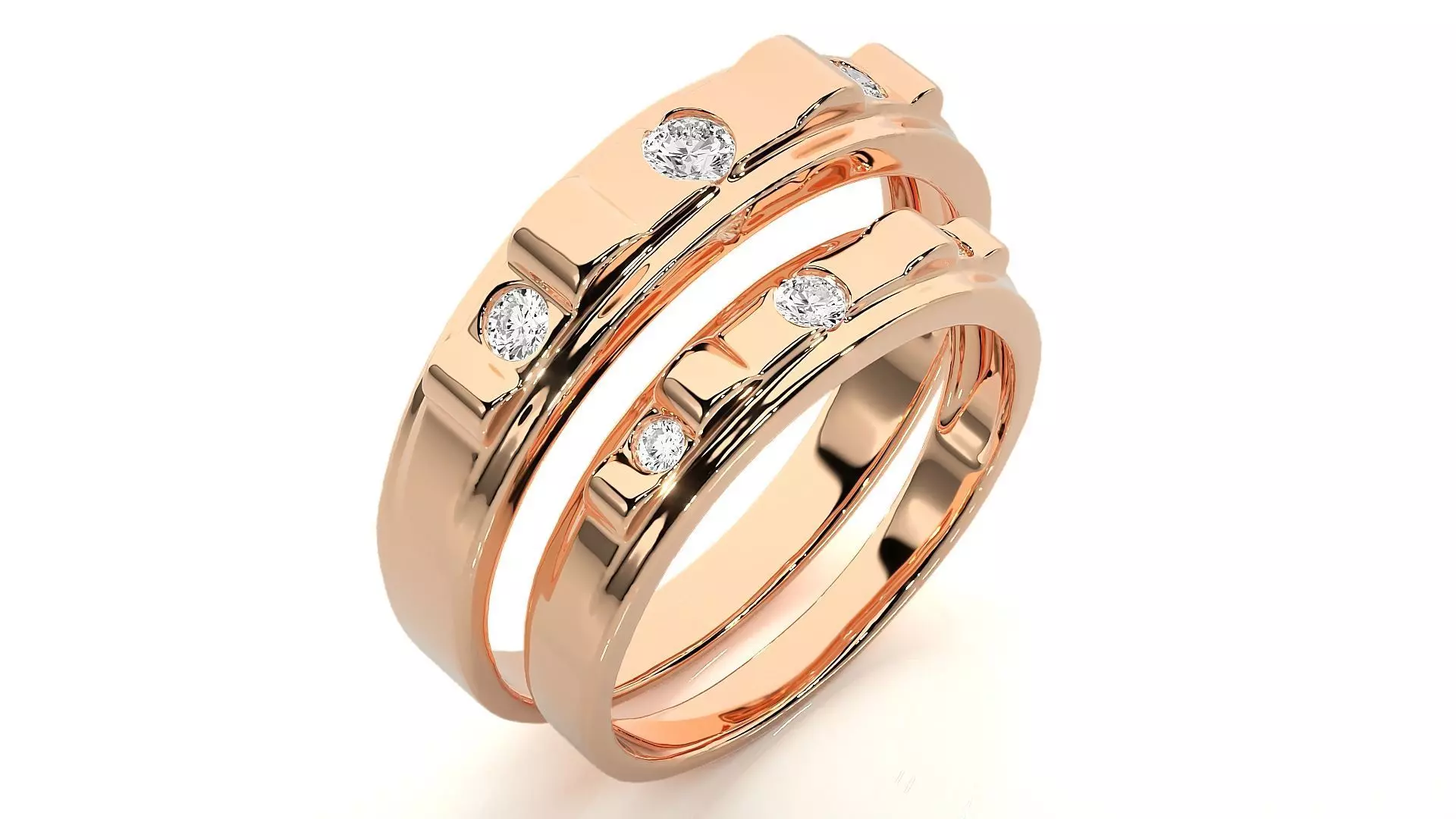 Band ring - 770ND-NI16 17 3D print model