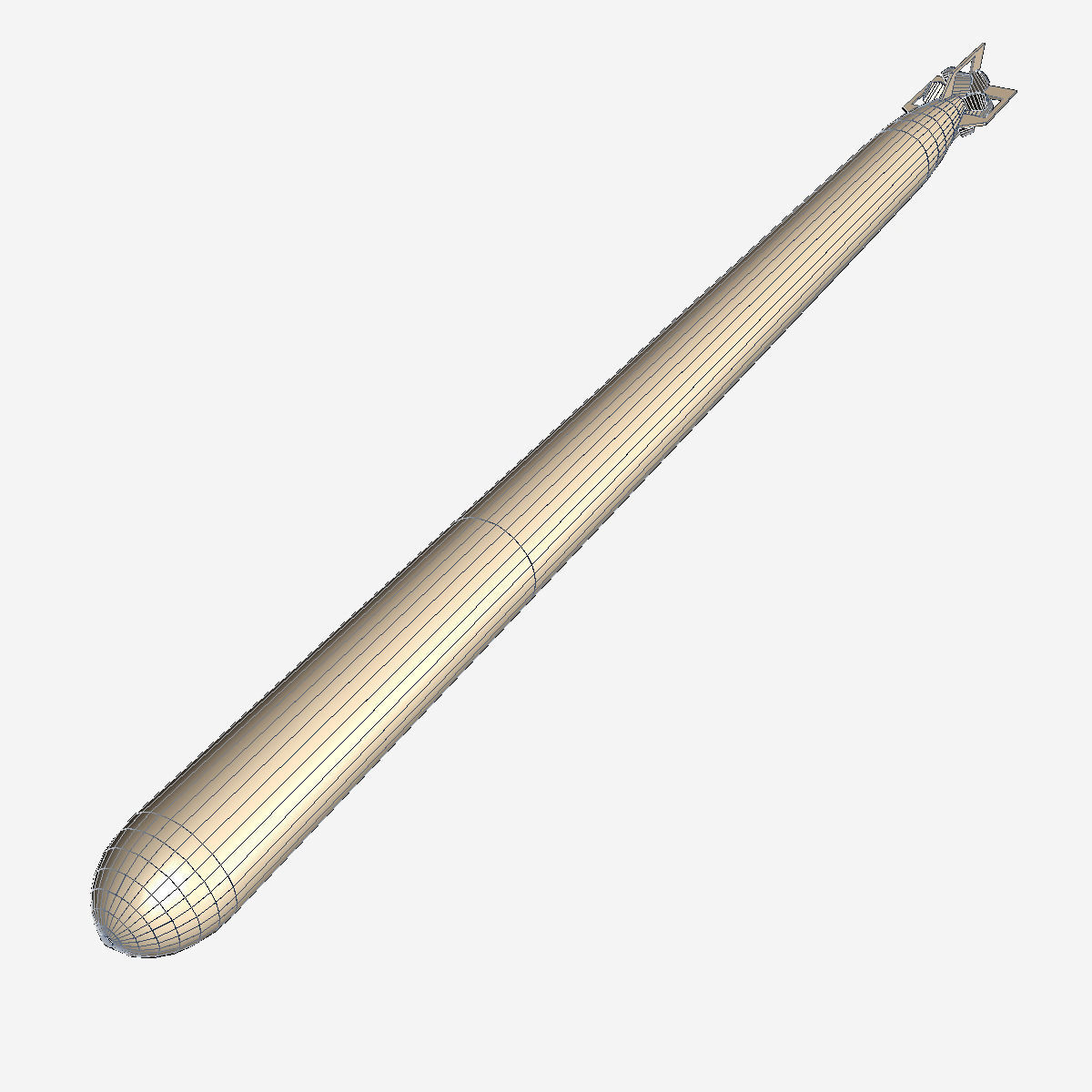YU-1 Torpedo 3D model_5