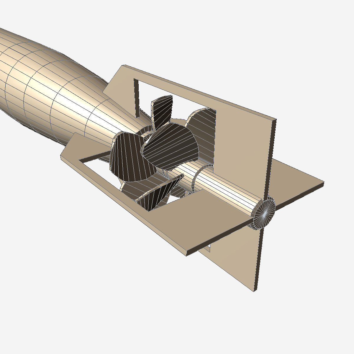YU-1 Torpedo 3D model_10