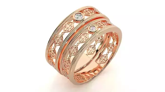 Band ring - 767ND-NI16 17