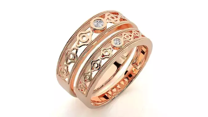 Band ring - 764ND-NI16 17