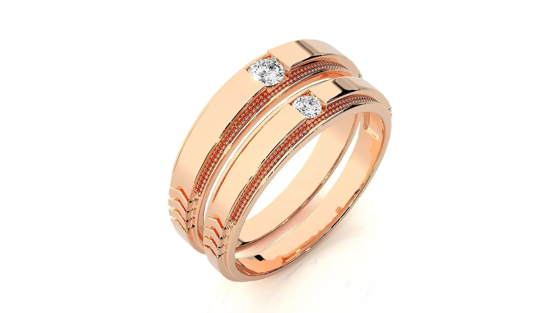 Band ring - 757ND-NI16 17 3D print model