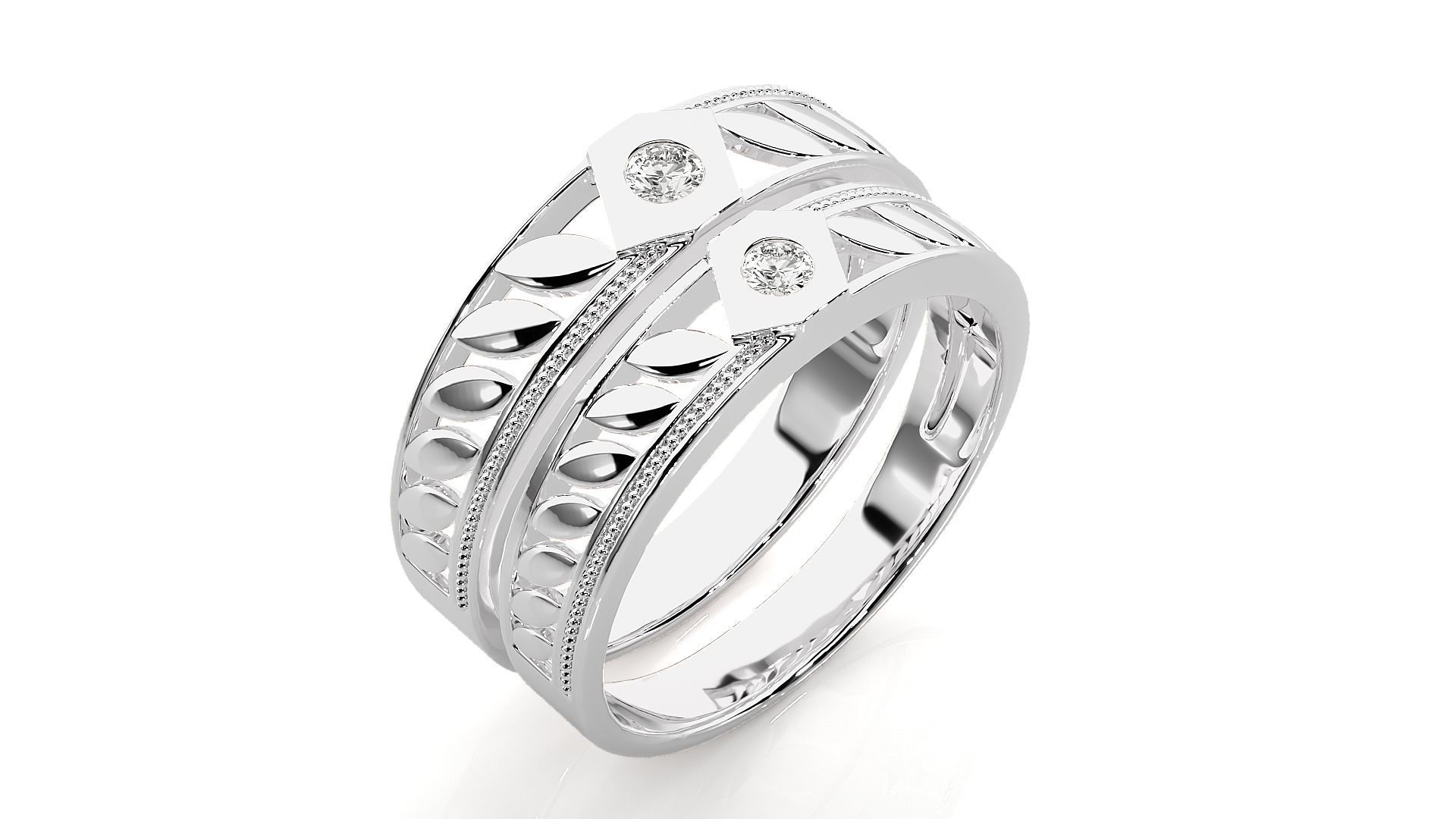 Band ring - 754ND-NI16 17 3D print model_8