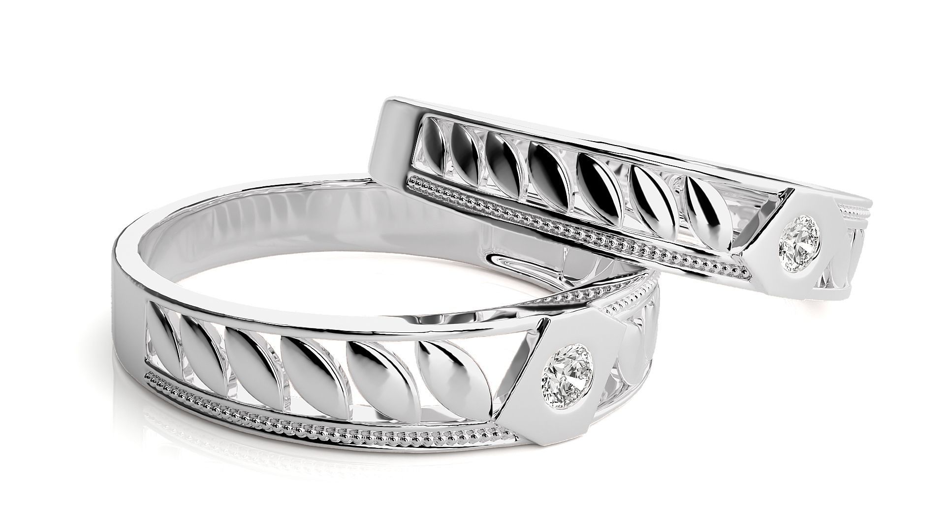 Band ring - 754ND-NI16 17 3D print model_6