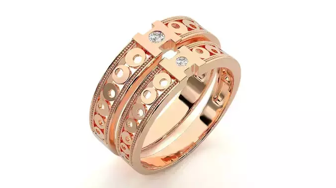 Band ring - 753ND-NI16 17