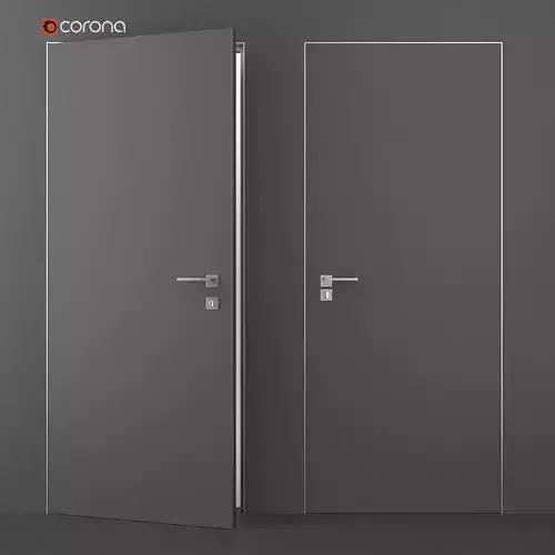 Concealed interior door