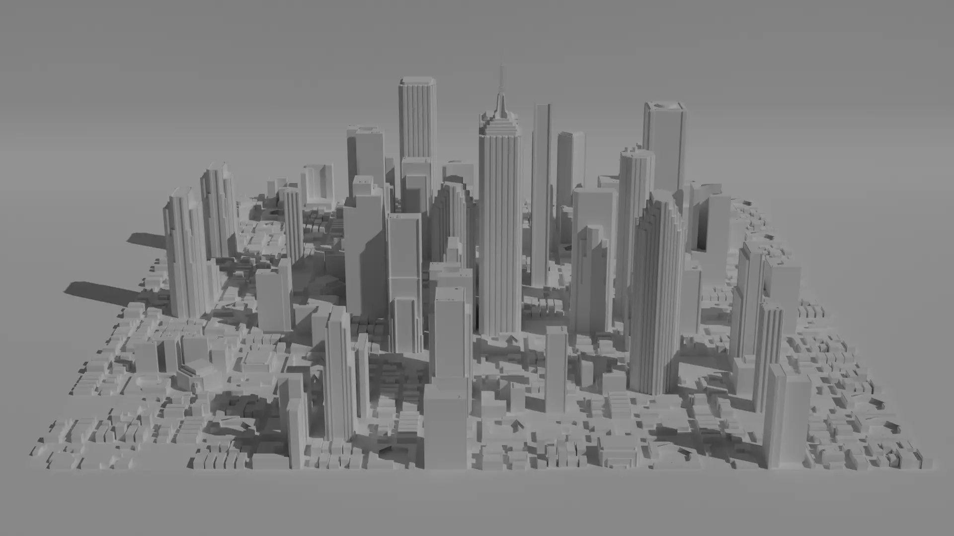 Big City 3D model_0