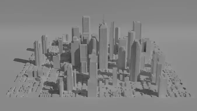 Big City 3D model