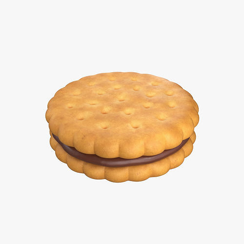 Cookie sandwich 01 3D model
