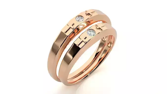 Band ring - 851ND-NI15 17 1C46