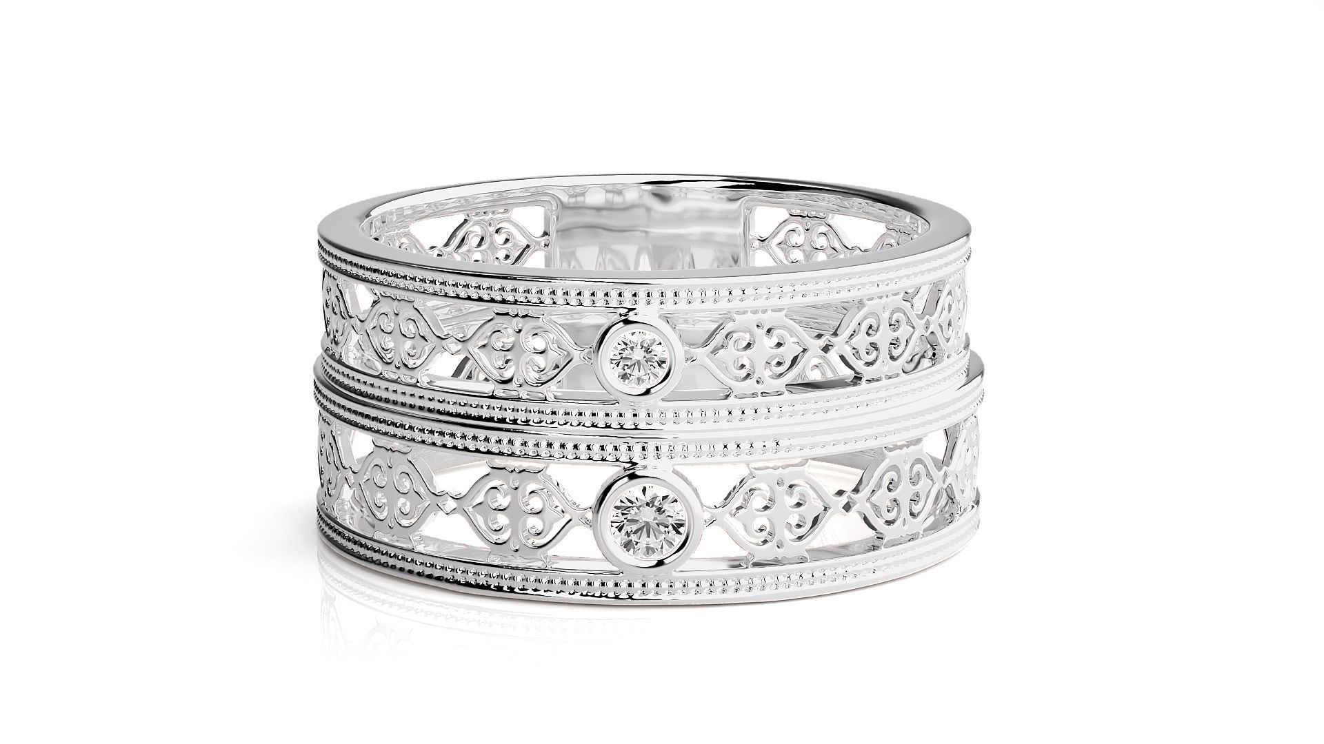 Band ring - 849ND-NI16 17 3D print model_6