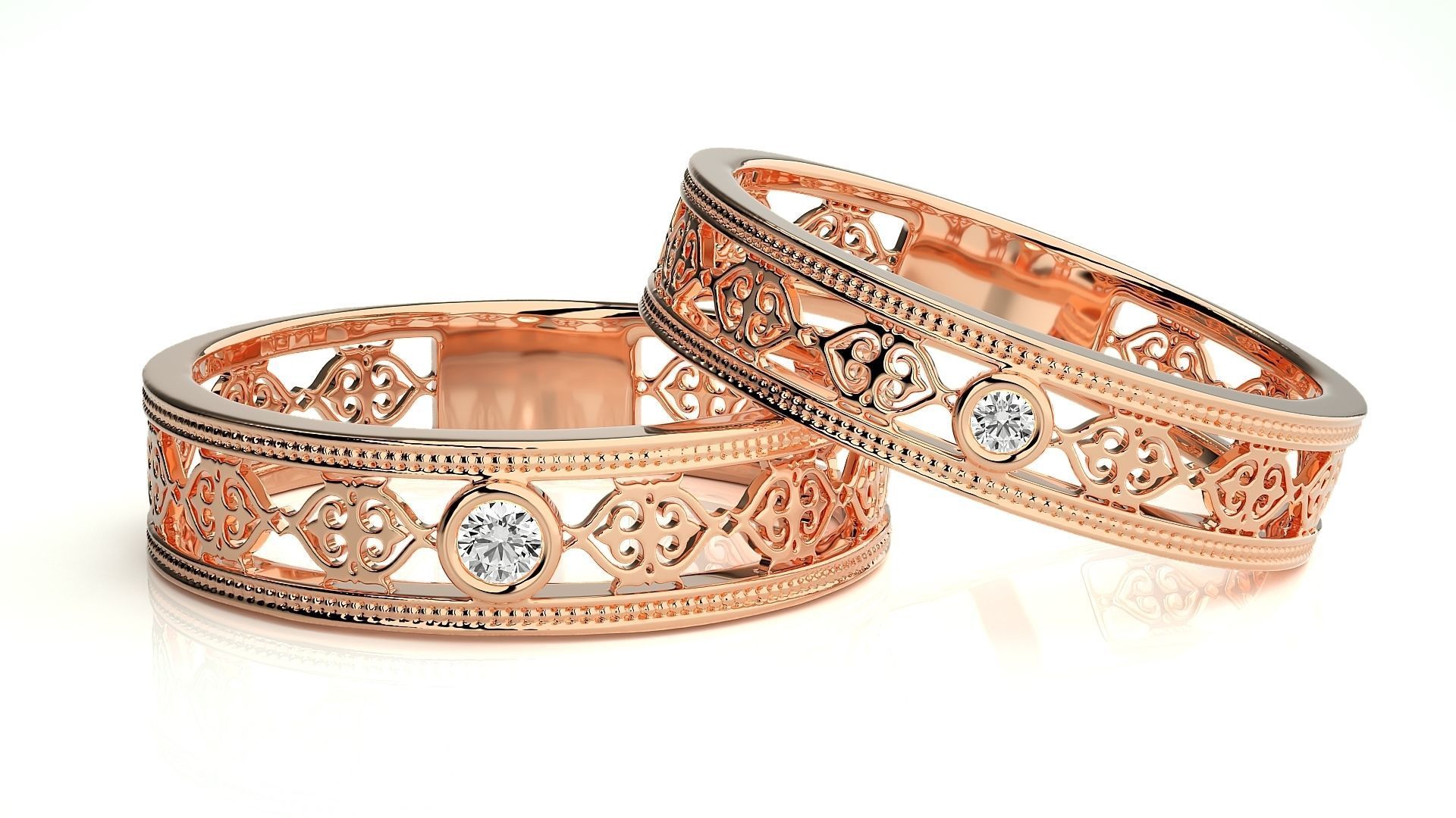 Band ring - 849ND-NI16 17 3D print model_1