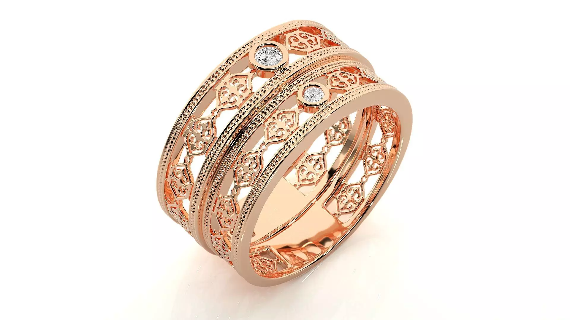 Band ring - 849ND-NI16 17 3D print model_0