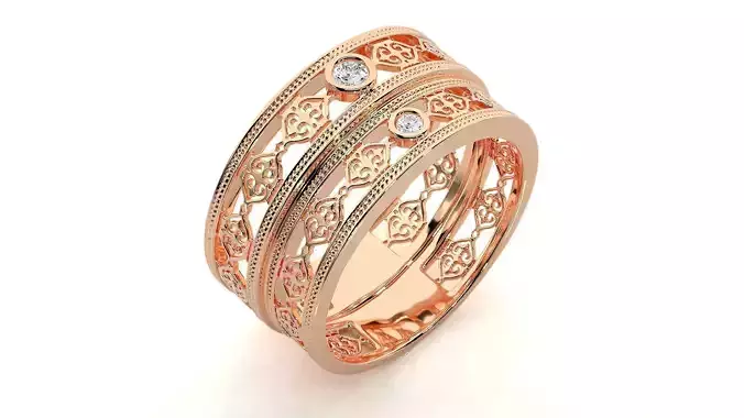 Band ring - 849ND-NI16 17