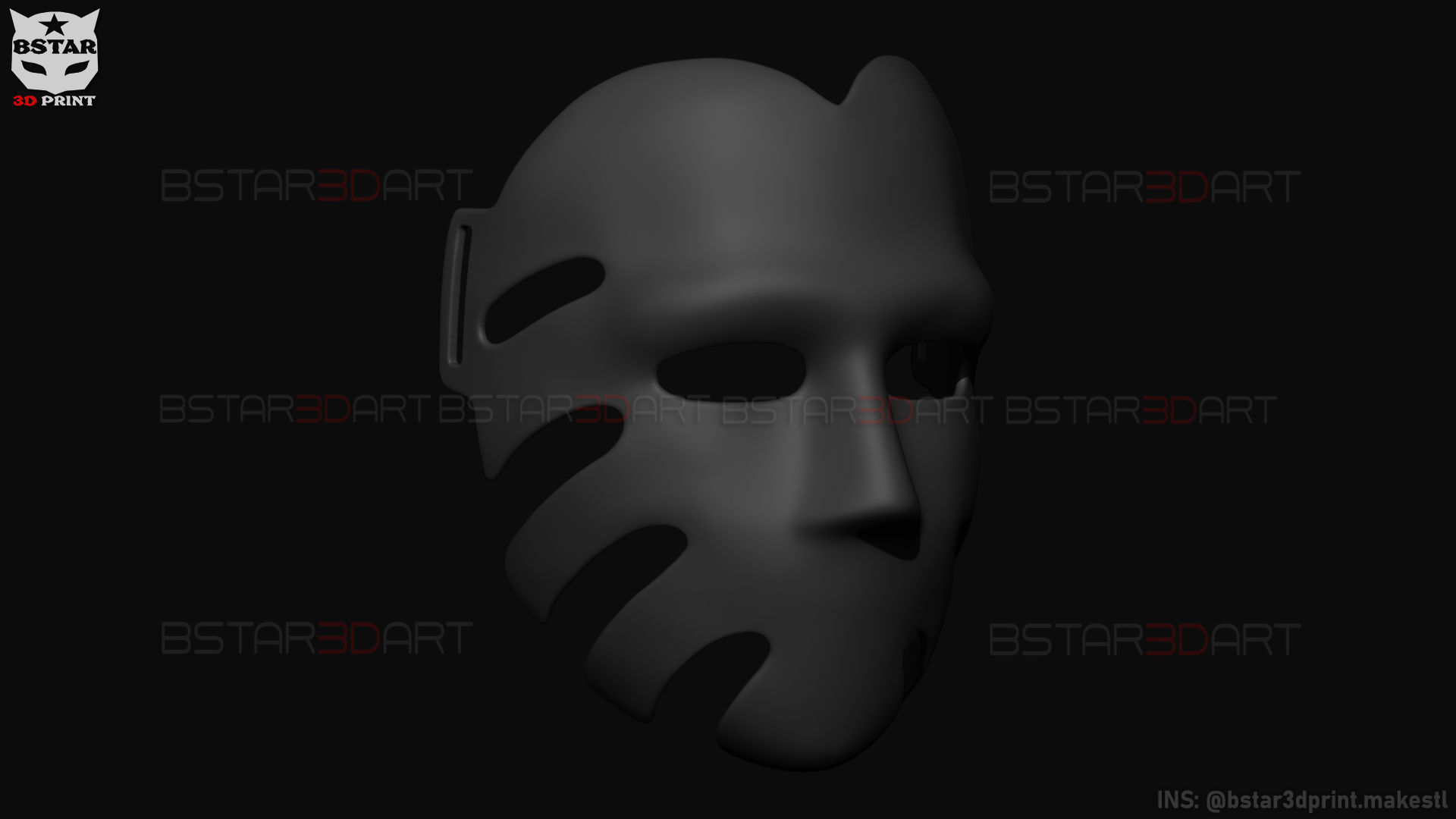 Squid Game Mask - The Waiter No29 Mask  3D print model_26