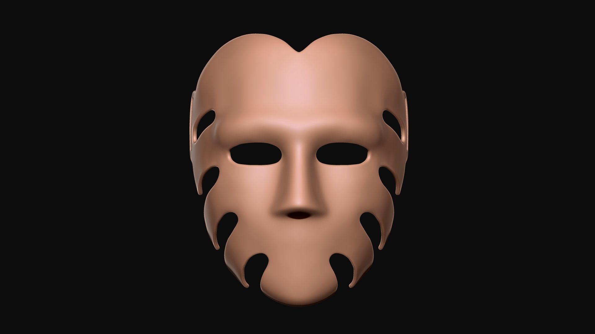 Squid Game Mask - The Waiter No29 Mask  3D print model_29