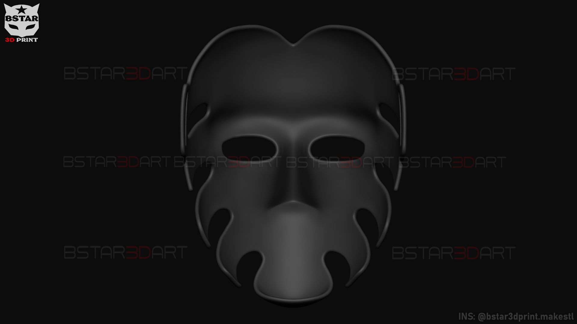 Squid Game Mask - The Waiter No29 Mask  3D print model_24