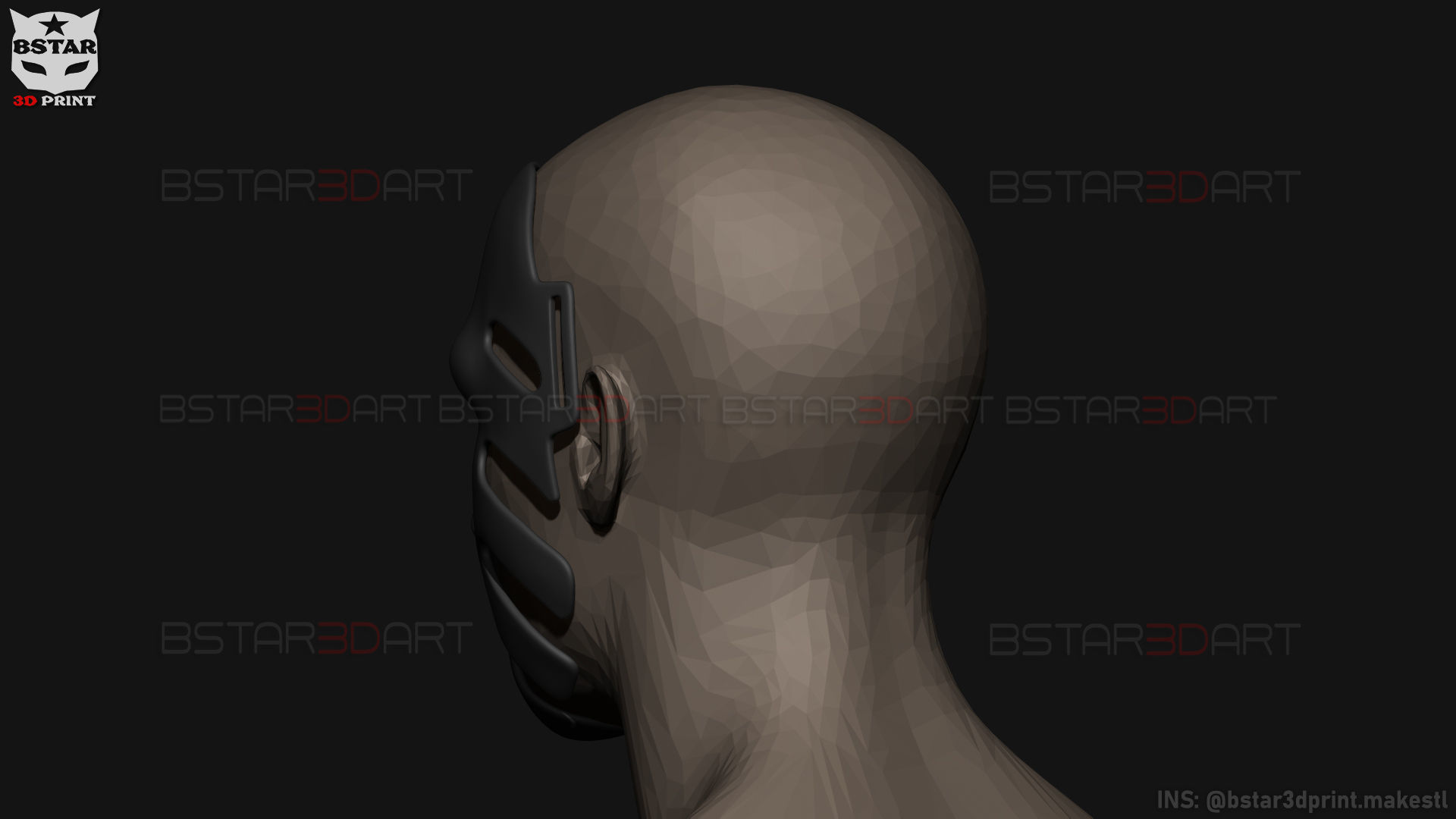 Squid Game Mask - The Waiter No29 Mask  3D print model_17