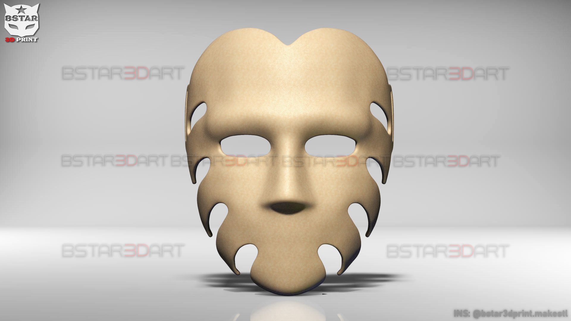 Squid Game Mask - The Waiter No29 Mask  3D print model_37