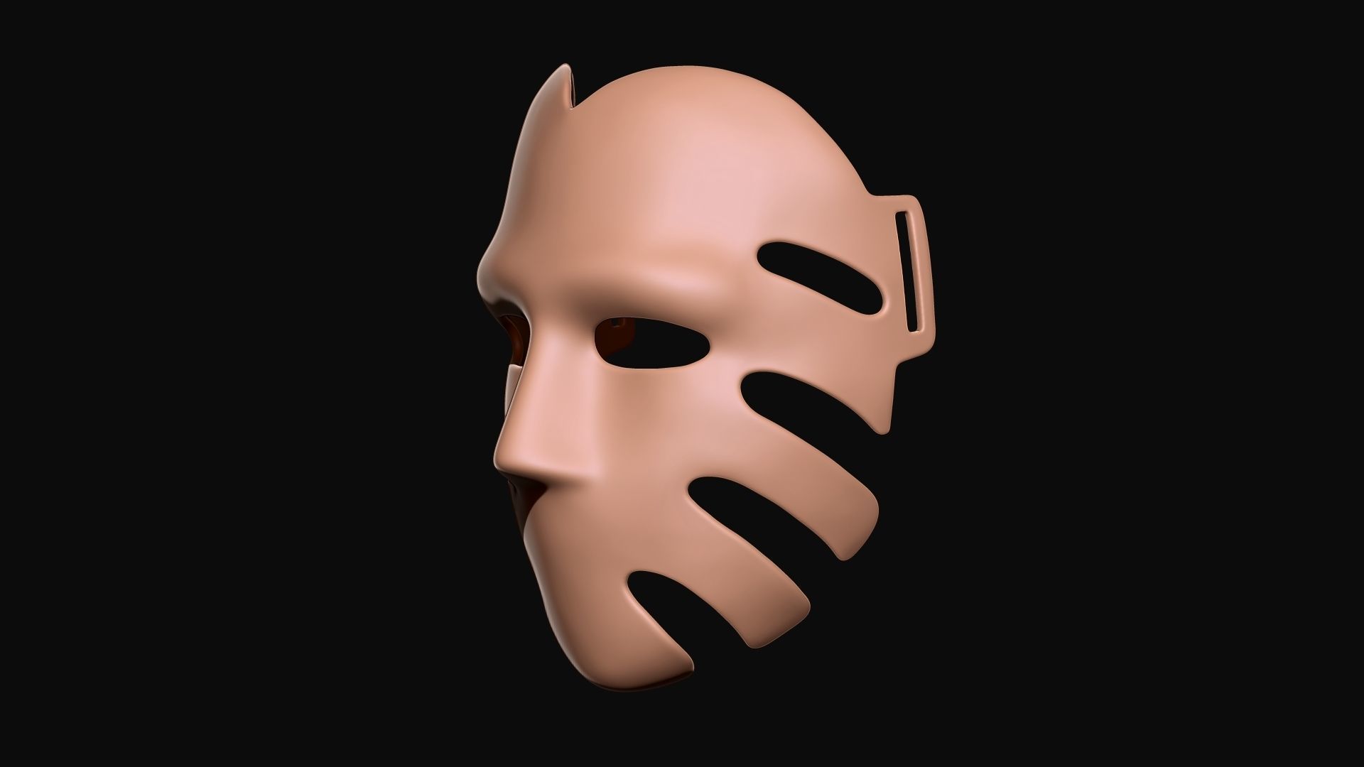 Squid Game Mask - The Waiter No29 Mask  3D print model_30