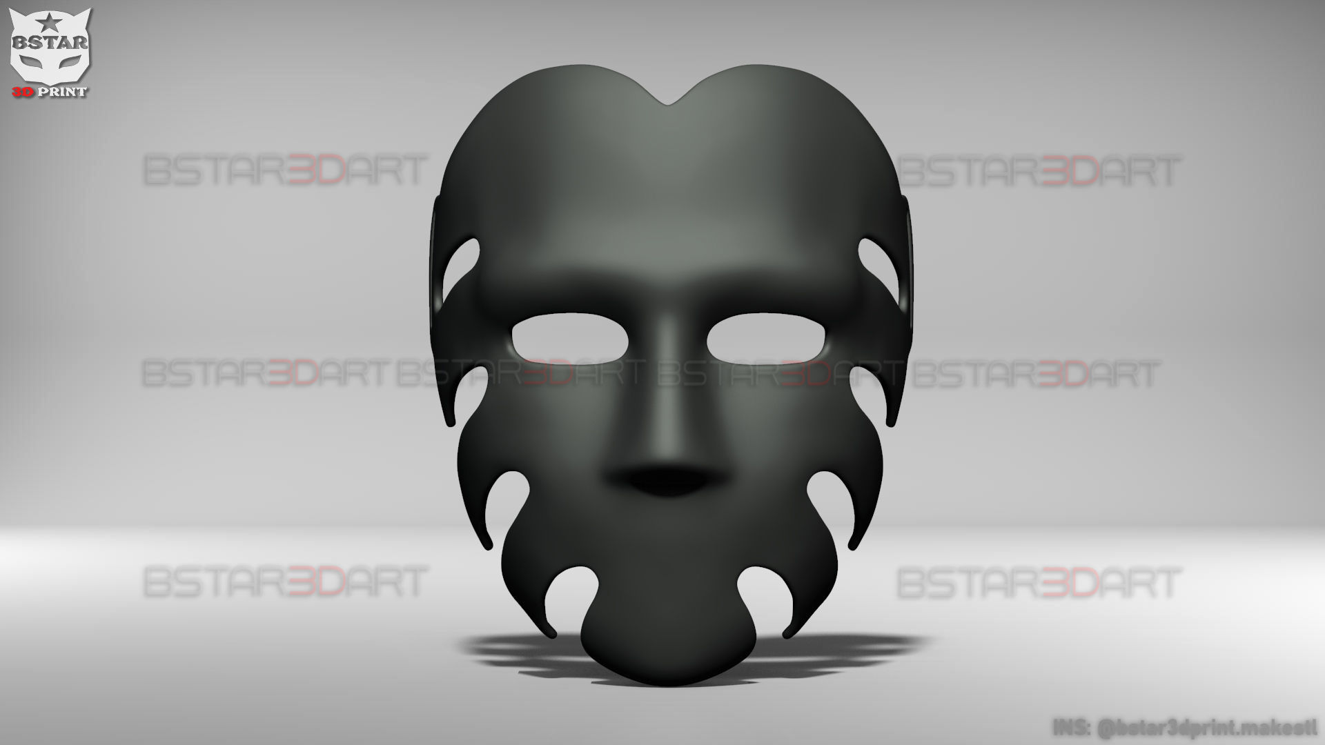 Squid Game Mask - The Waiter No29 Mask  3D print model_13