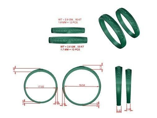 Band ring - 841ND-NI16 19 3D print model_10