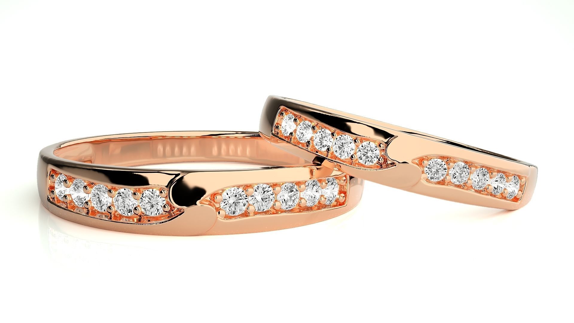 Band ring - 841ND-NI16 19 3D print model_1