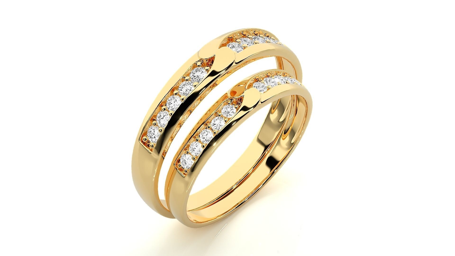 Band ring - 841ND-NI16 19 3D print model_12