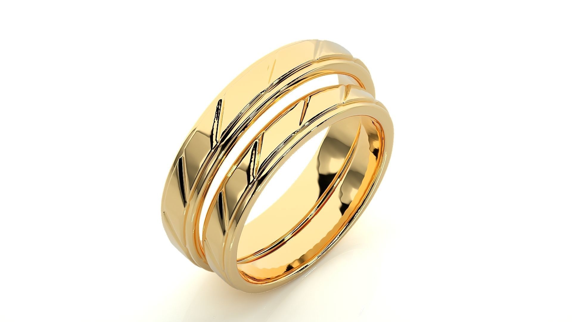 Band ring - 808ND-NI16 18 3D print model_12