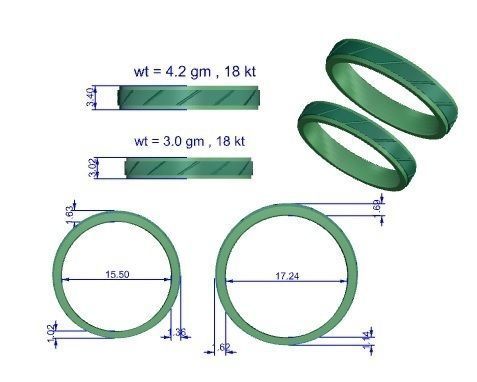 Band ring - 808ND-NI16 18 3D print model_10
