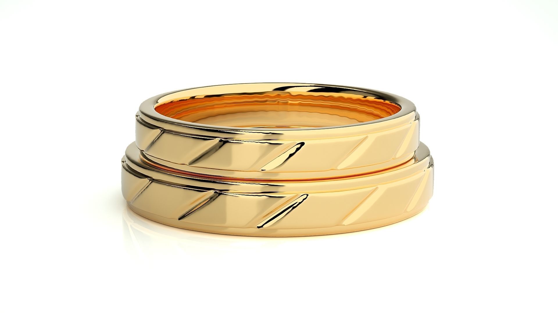 Band ring - 808ND-NI16 18 3D print model_11