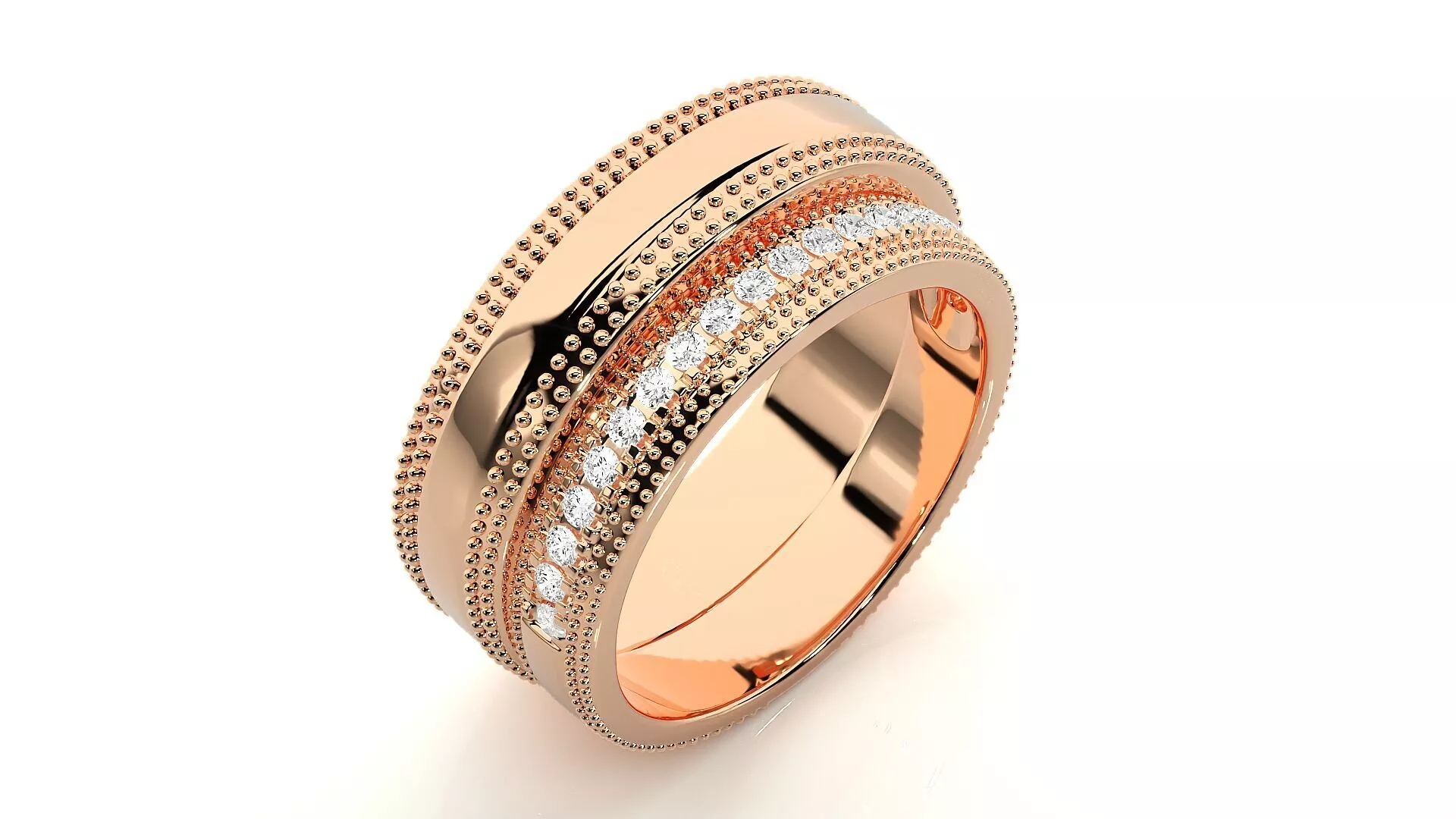 Band ring - 803ND-NI16 17 3D print model