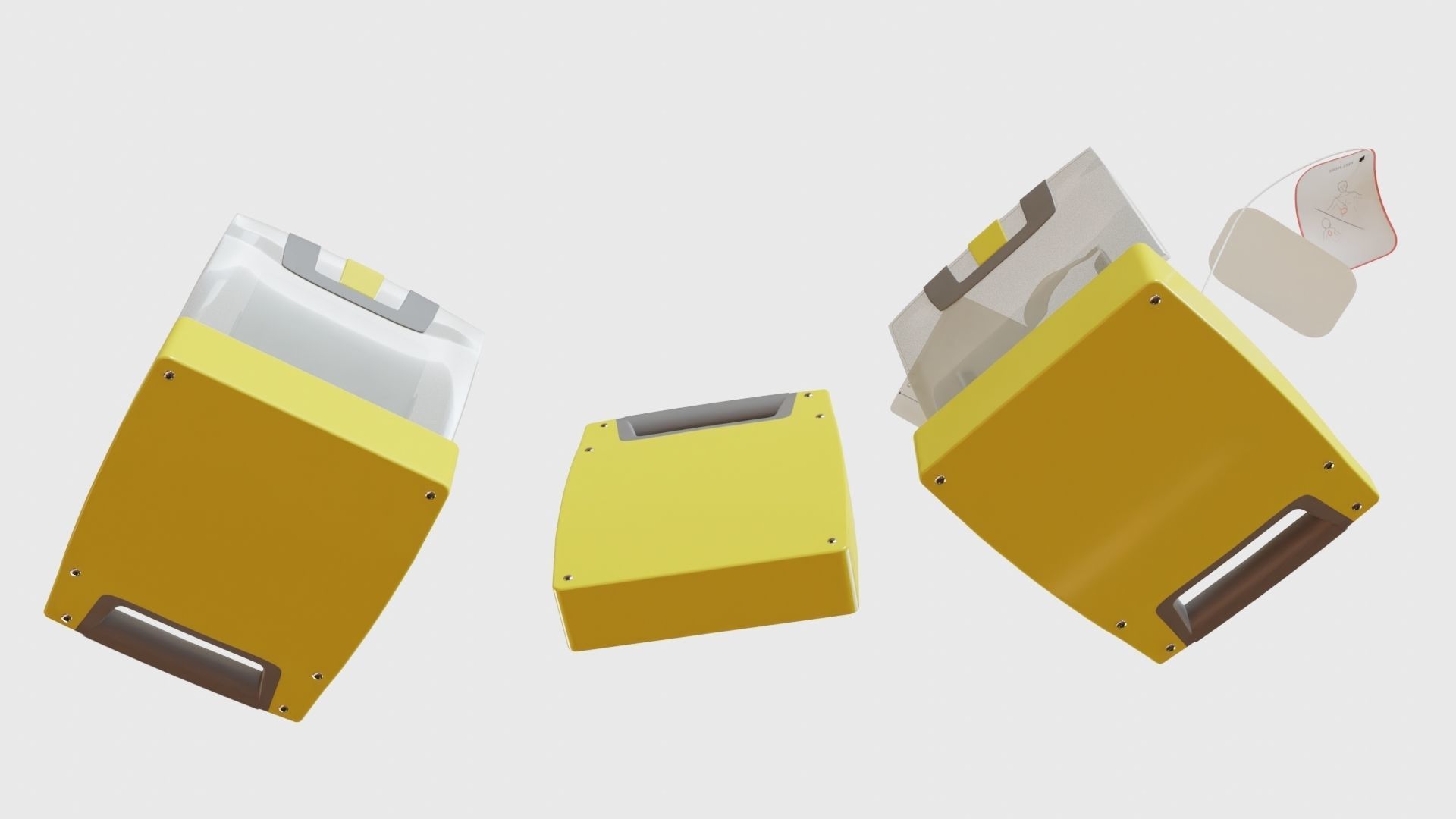 AED defibrillator 3D model_5